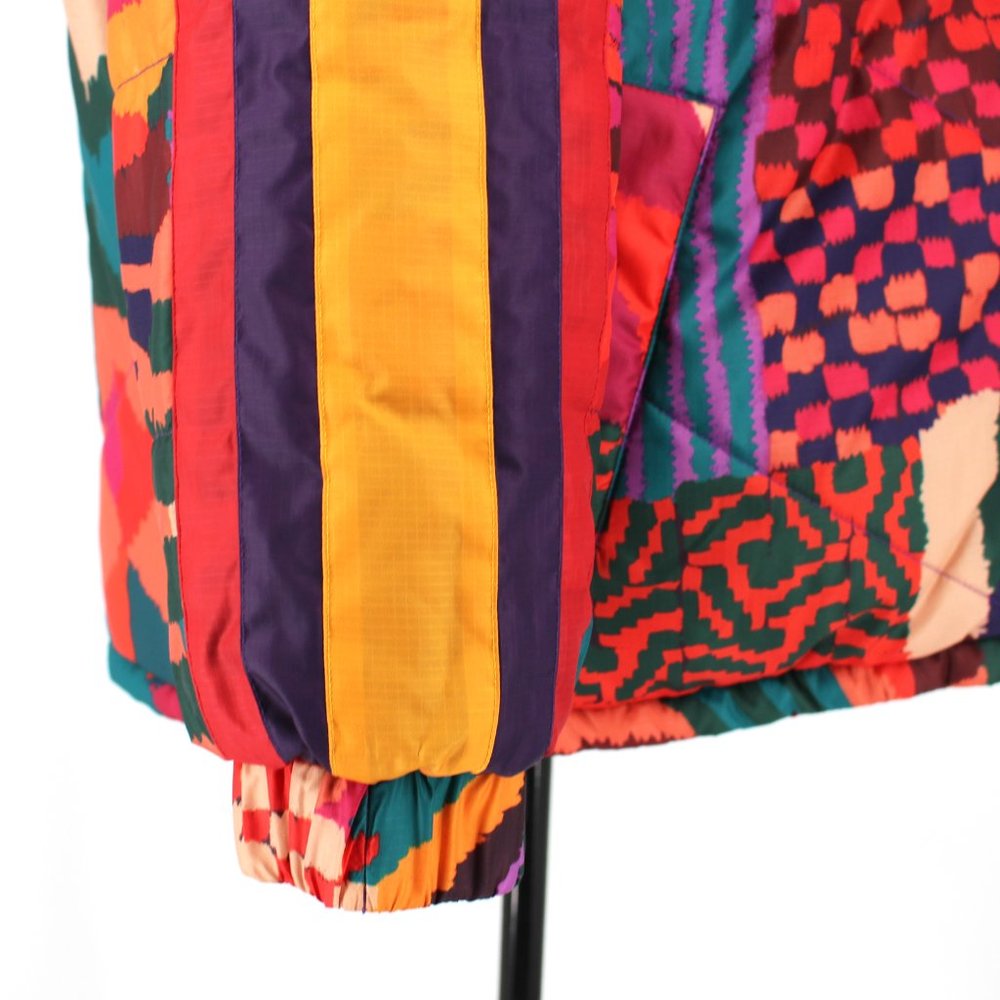 FARM Rio Multicolor Patchwork Puffer Jacket - Picture 4 of 16